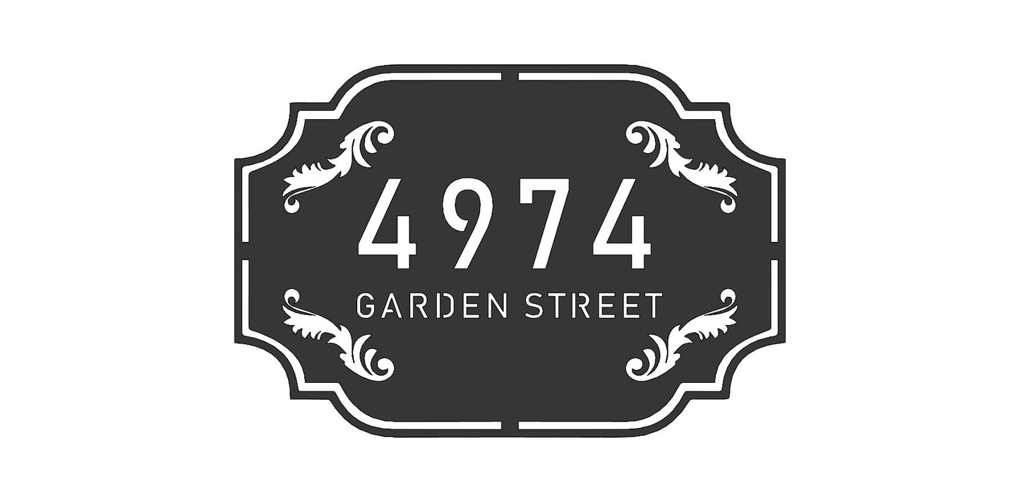 Address Sign - 100014