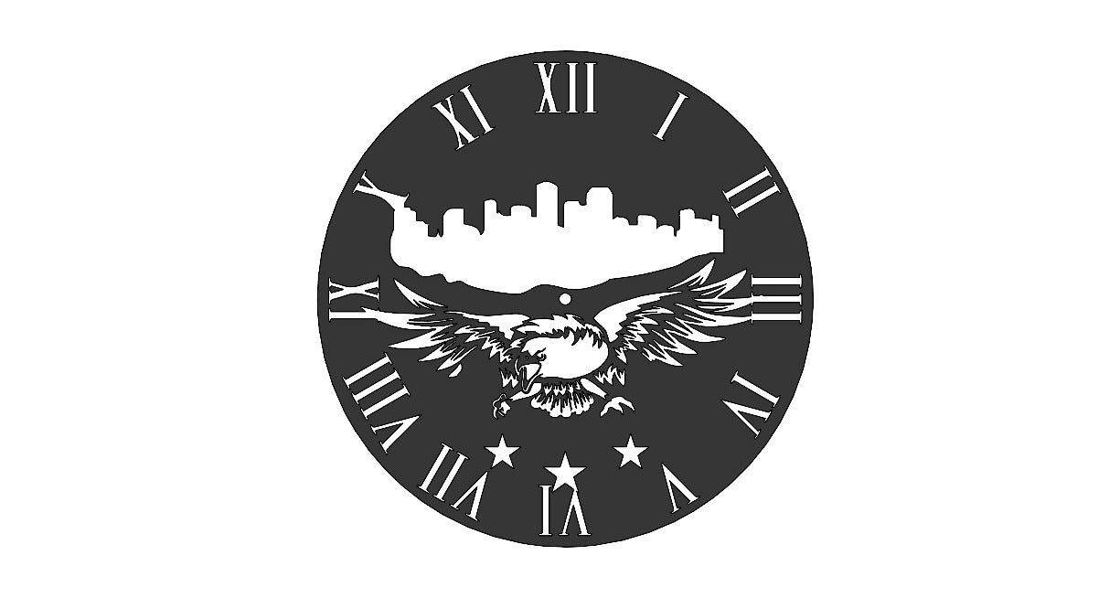 American Eagle Clock - 100029